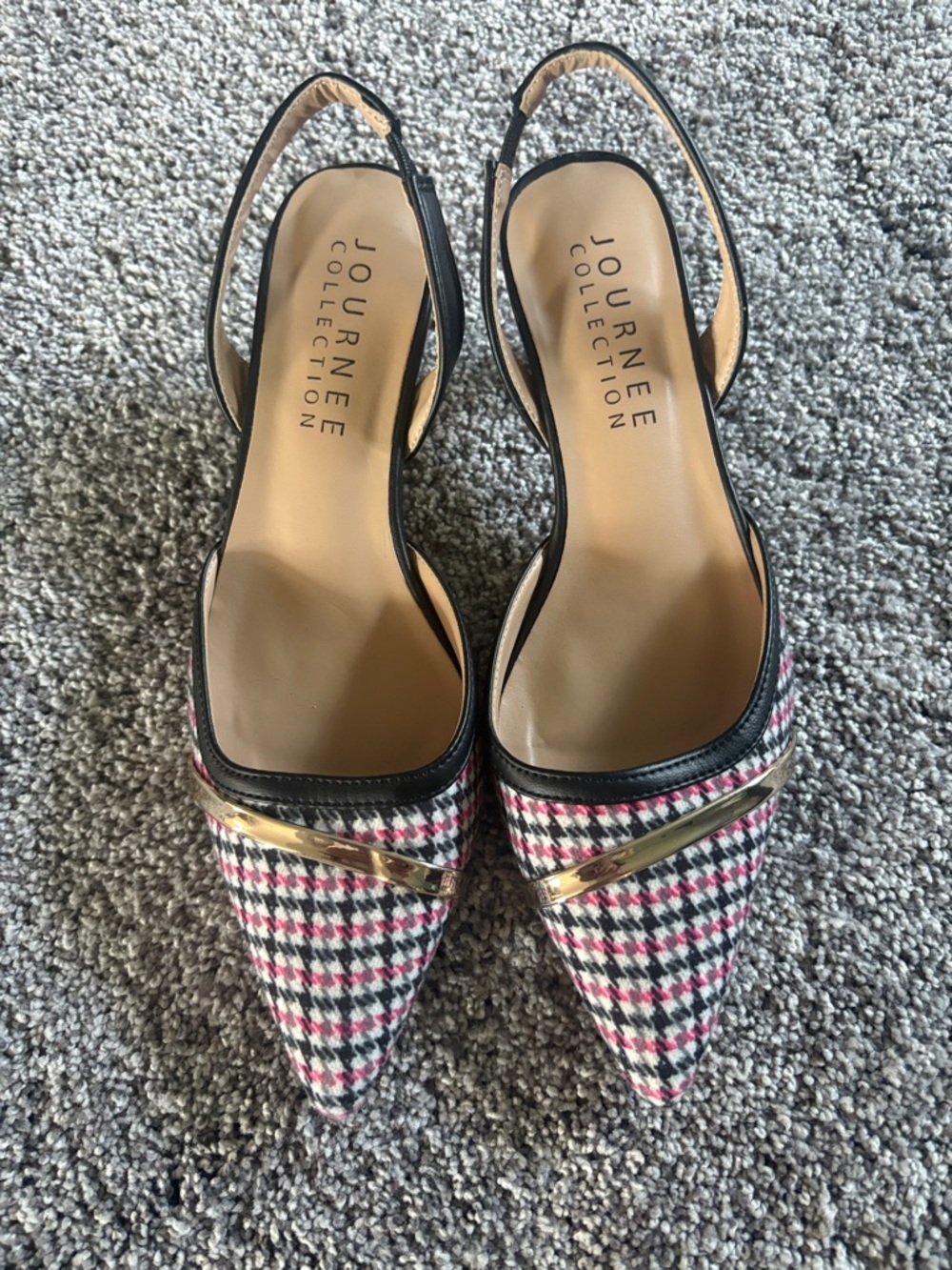 Journee Collection Women's Nellia Halter Kitten Heel Pumps